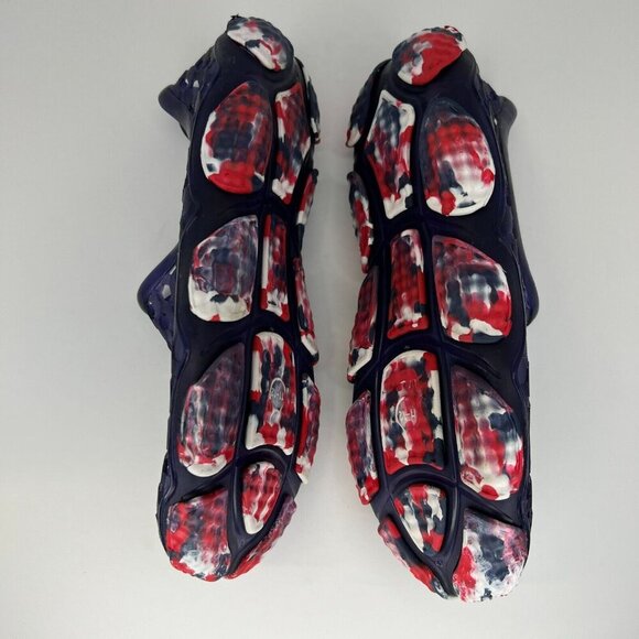 Beach Slip-On Purple/Blue with Red Sole Shoes Women's Size 11 Casual Lite Weight - Picture 7 of 9